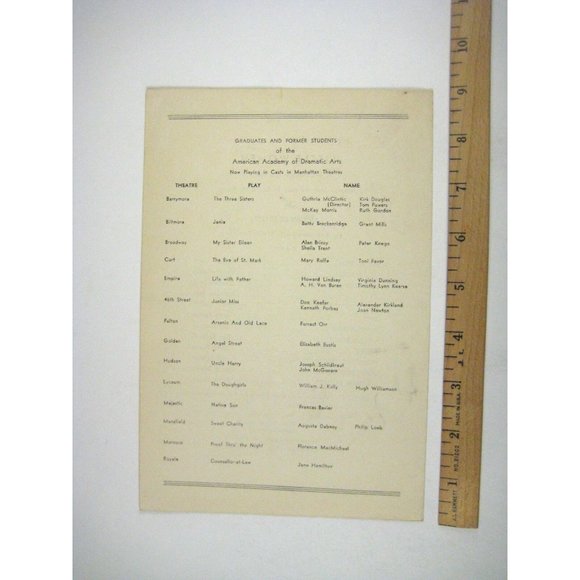 Little Women Program 1943 Empire Theatre Academy Dramatic Art 59th Marian Forest - Picture 4 of 4